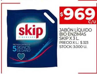 Supermercados DIA Jabón Líquido Bio Enzimas Skip oferta