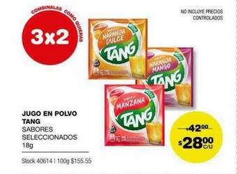 Atomo Conviene Jugo En Polvo Tang oferta