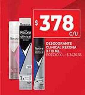 Supermercados DIA Desodorante Clinical Rexona oferta