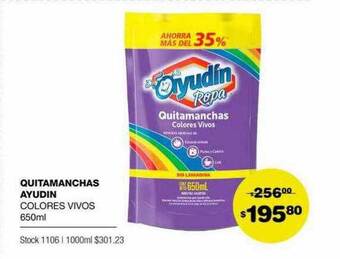 Atomo Conviene Quitamanchas Ayudin oferta