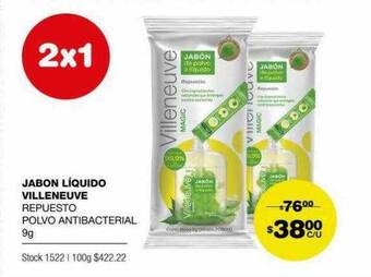 Atomo Conviene Jabon Líquido Villeneuve oferta