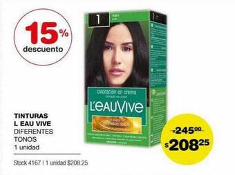 Atomo Conviene Tinturas L'eau Vive 15% Descuento oferta