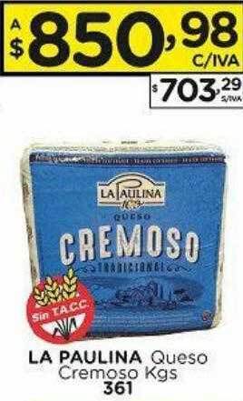 Hipermay La Paulina Queso Cremoso oferta