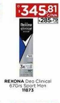 Hipermay Rexona Deo Clinical Sport Men oferta