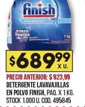 Coto Detergente Lavavajillas En Polvo Finish oferta