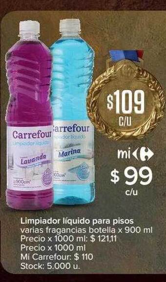 Carrefour Limpiador Líquido Para Pisos oferta