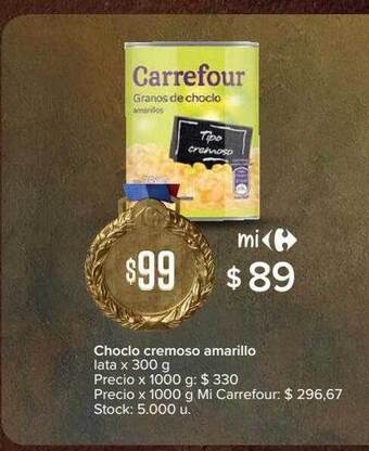 Carrefour Choclo Cremoso Amarillo oferta