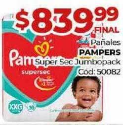 Diarco Pañales Pampers Super Sec Jumbopack oferta