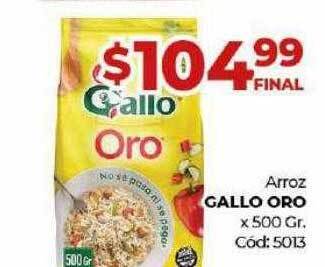 Diarco Arroz Gallo Oro oferta