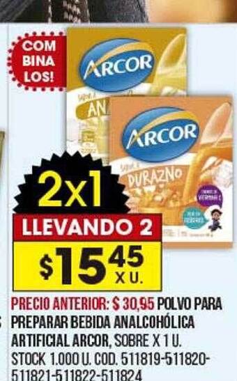 Coto Polvo Para Preparar Bebida Analcohólica Artificial Arcor oferta