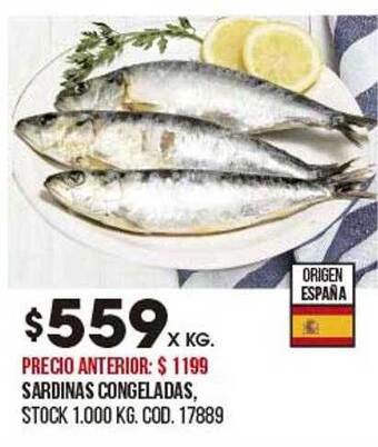 Coto Sardinas Congeladas oferta