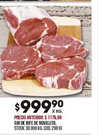Coto Ojo De Bife De Novillito oferta