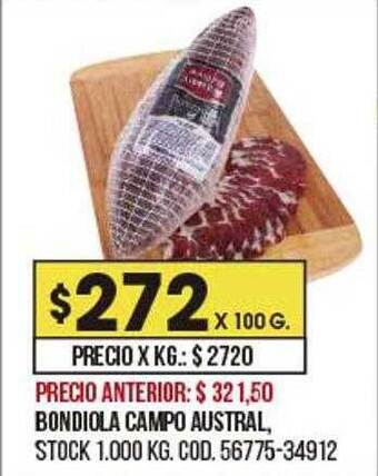Coto Bondiola Campo Austral oferta