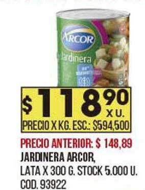 Coto Jardinera Arcor oferta