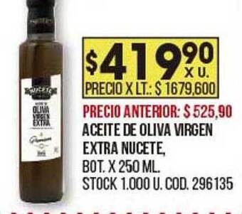 Coto Aceite De Oliva Virgen Extra Nucete oferta