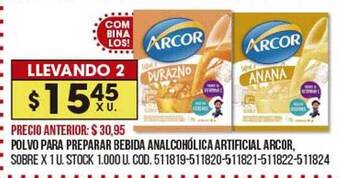 Coto Polvo Para Preparar Bebida Analcóholica Artificial Arcor oferta