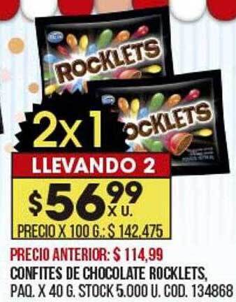 Coto Confites De Chocolate Rocklets oferta