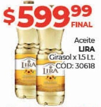 Diarco Lira Aceite Girasol x 1,5 Lt. oferta