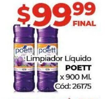 Diarco Poett Limpiador Líquido x 900 ml oferta