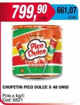 Maxiconsumo Chupetin Pico Dulce oferta