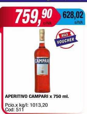 Maxiconsumo Aperitivo Campari oferta