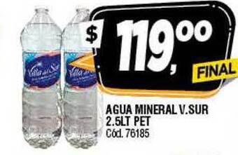 Supermercados Yaguar Agua Mineral V Sur oferta