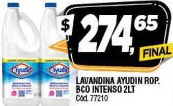 Supermercados Yaguar Lavandina Ayudin Rop Bco Intenso oferta