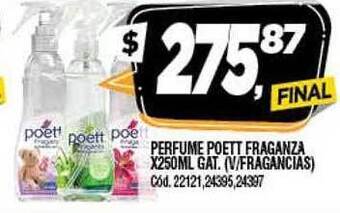 Supermercados Yaguar Perfume Poett Fraganza oferta
