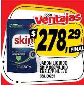 Supermercados Yaguar Jabon Liquido Skip Bio Enz D P Nuevo oferta