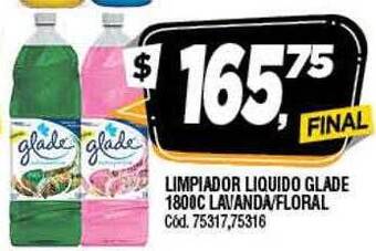 Supermercados Yaguar Limpiador Liquido Glade Lavanda Floral oferta