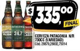 Supermercados Yaguar Cerveza Patagonia oferta