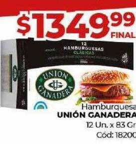 Diarco Hamburguesa Unión Ganadera oferta