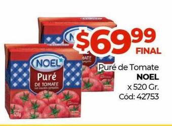 Diarco Puré De Tomate Noel oferta