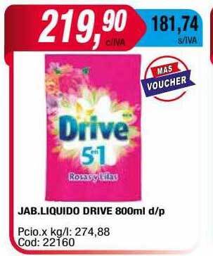 Maxiconsumo Jab Liquido Drive oferta