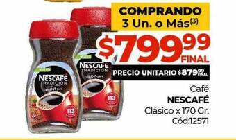 Diarco Café Nescafé Clásico oferta