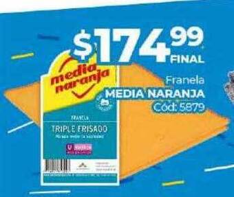 Diarco Franela Media Naranja oferta