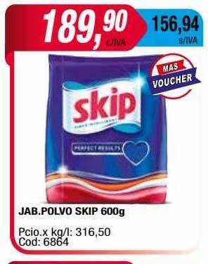 Maxiconsumo Jab Polvo Skip oferta