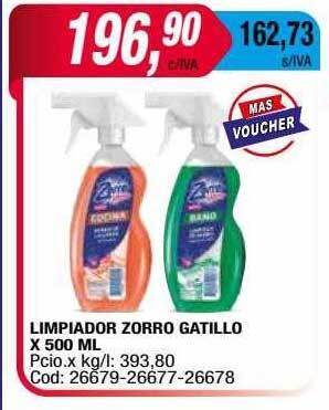 Maxiconsumo Limpiador Zorro Gatillo oferta
