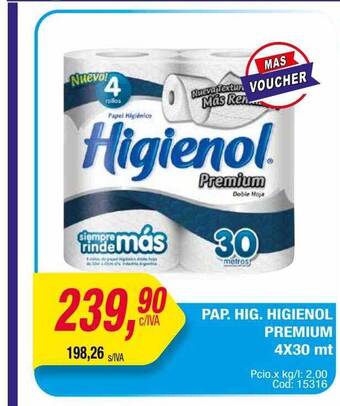 Maxiconsumo Pap Hig Higienol Premium oferta