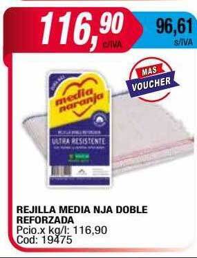 Maxiconsumo Rejilla Media Nja Doble Reforzada oferta