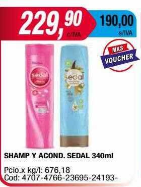 Maxiconsumo Shamp Y Acond Sedal oferta