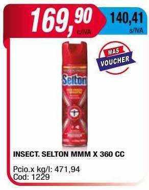 Maxiconsumo Insect Selton Mmm oferta