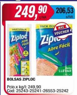 Maxiconsumo Bolsas Ziploc oferta