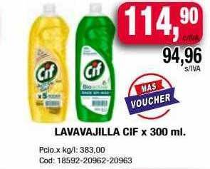 Maxiconsumo Lavavajillas Cif oferta