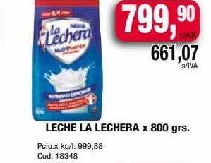 Maxiconsumo Leche La Lechera oferta