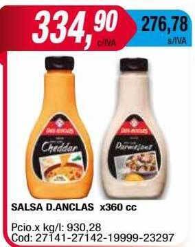 Maxiconsumo Salsa D Anclas oferta