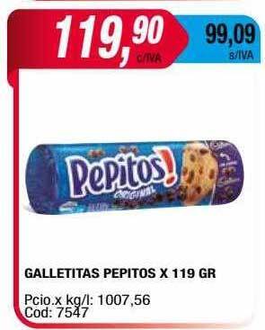 Maxiconsumo Galletitas Pepitos oferta