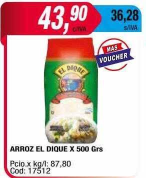 Maxiconsumo Arroz El Dique oferta