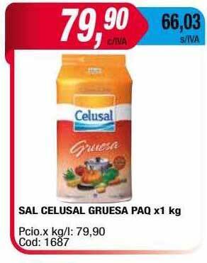 Maxiconsumo Sal Celusal Gruesa oferta