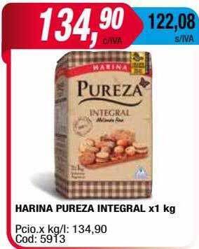 Maxiconsumo Harina Pureza Integral oferta